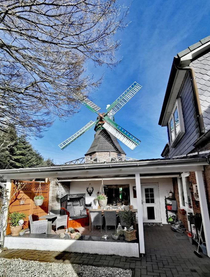 Ferienwohnung An Der Barlter Muehle Im Ersten Og Naehe Nordsee Luaran gambar