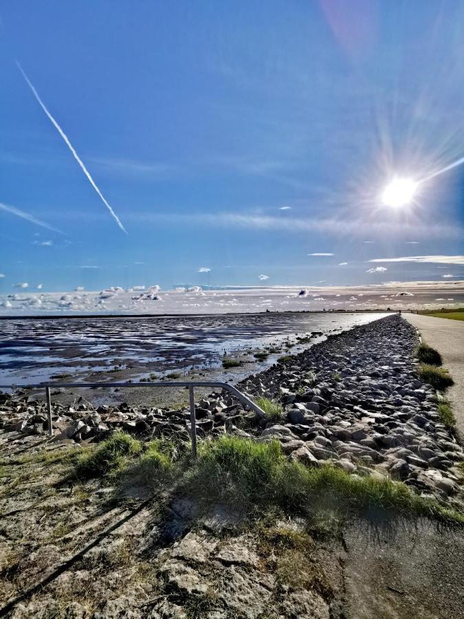 Ferienwohnung An Der Barlter Muehle Im Ersten Og Naehe Nordsee Luaran gambar